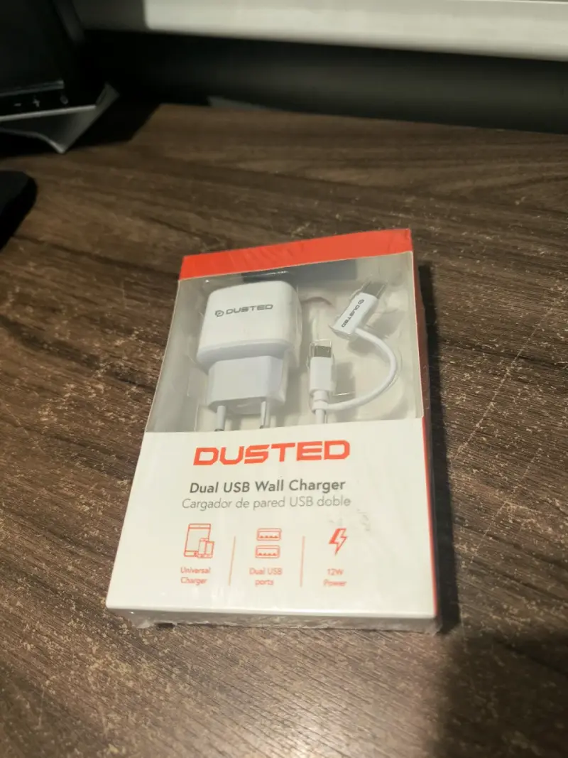 Cargador de Pared USB Doble Dusted 12W