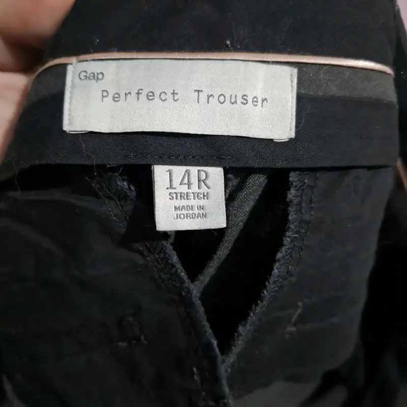 Pantalones negros Gap Perfect Trouser 14R - 2