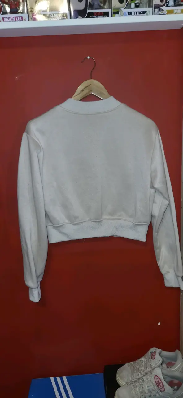 Chaqueta Bomber Beige Shein Talla S - 2