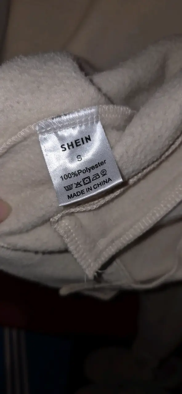 Chaqueta Bomber Beige Shein Talla S - 3