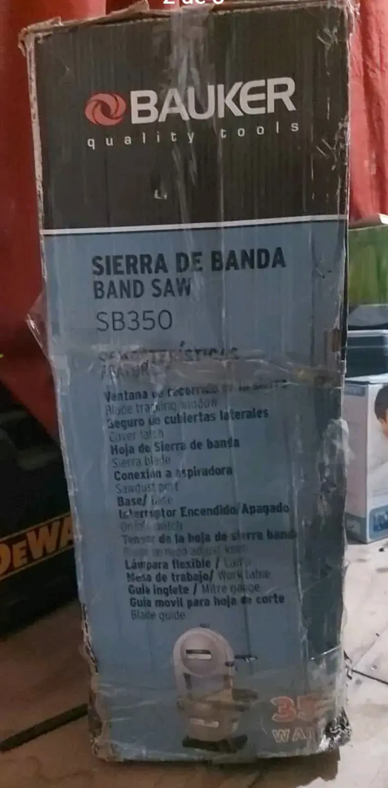 Sierra de Banda Bauker 350W SB350 - 3