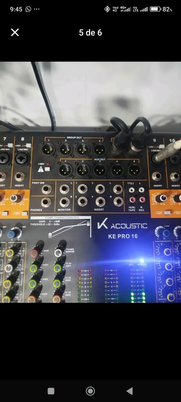 Mezclador de Audio K Acoustic KE Pro 16 - 2