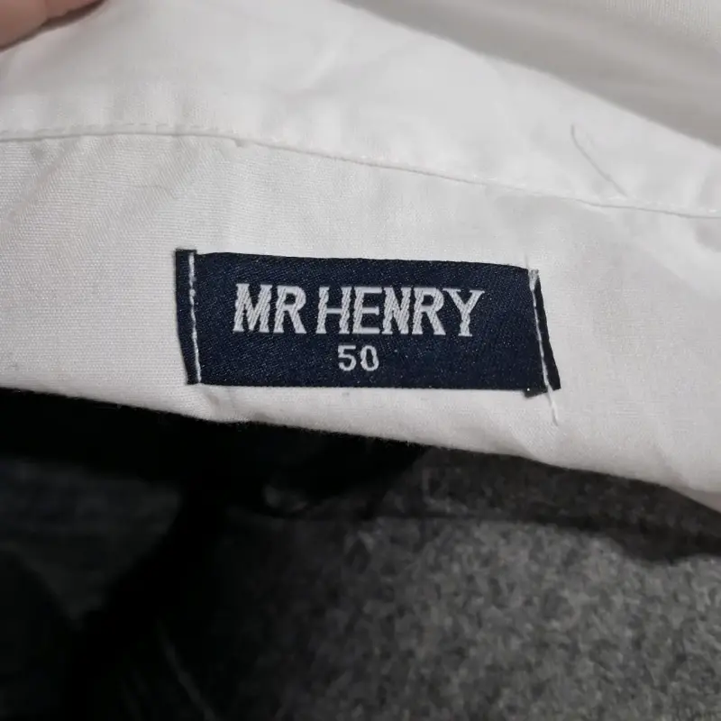 Delantal blanco de laboratorio Mr Henry con manchas - 2