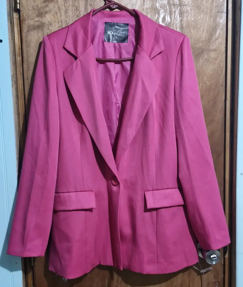 Blazer rosa mujer Mix & Chic elegante - 1