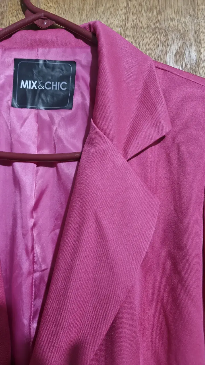Blazer rosa mujer Mix & Chic elegante - 2