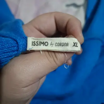 Suéter azul de lana Issimo by Corona - miniatura 2
