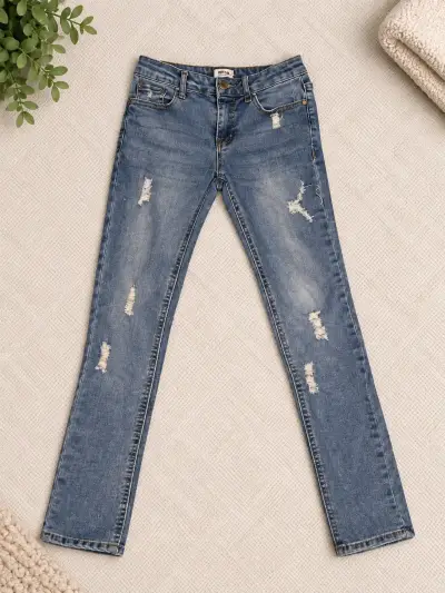 Jeans niña talla 12 - miniatura 1
