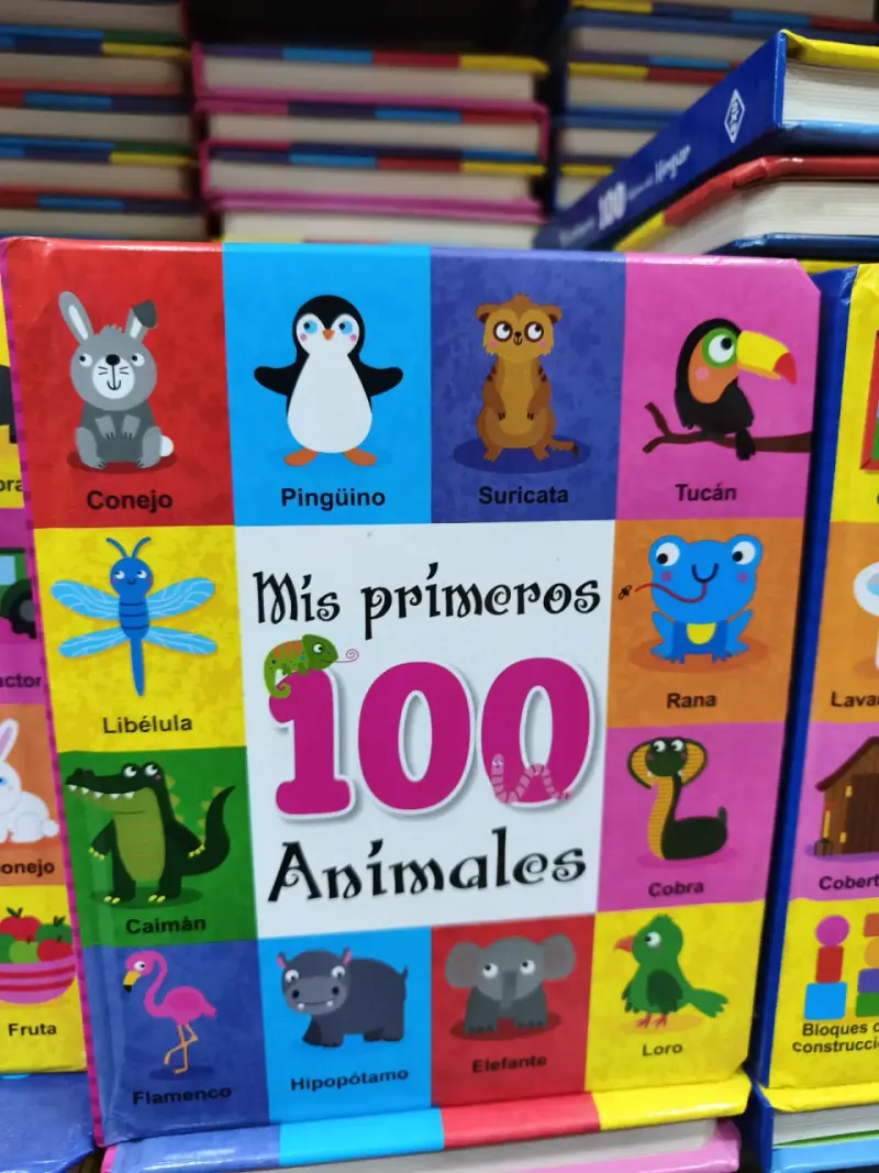 Set de libros infantiles educativos 'Mis primeros 100' - 1