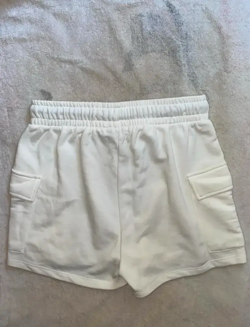 Shorts blancos de algodón - 2