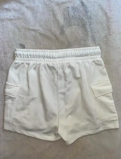 Shorts blancos de algodón - miniatura 2