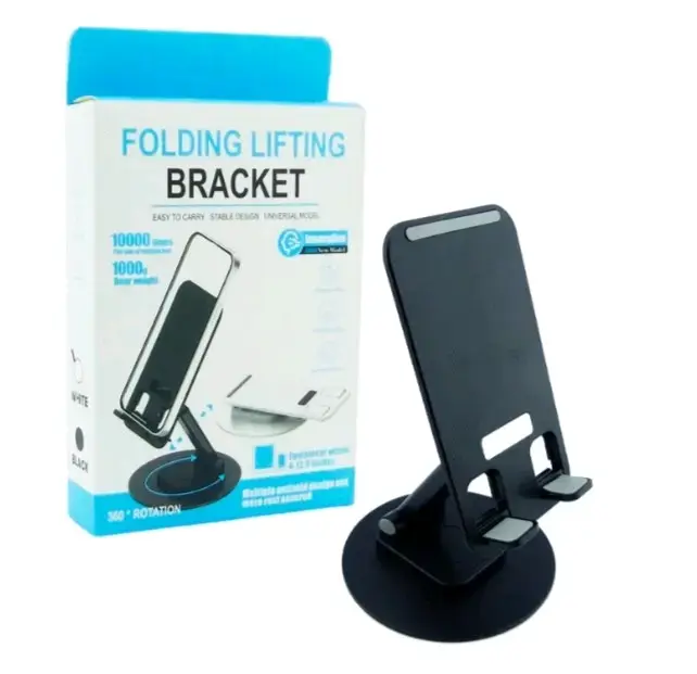 Soporte de Teléfono Ajustable Negro - 1