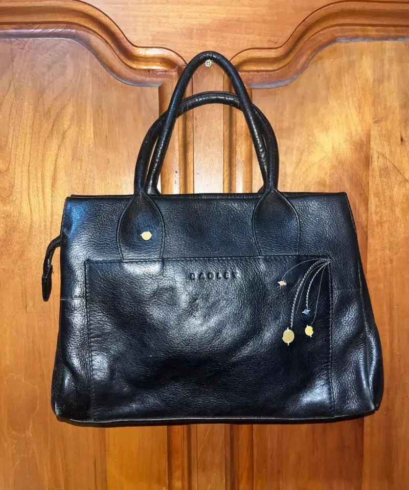 Cartera negra con diseño floral Radley - 2