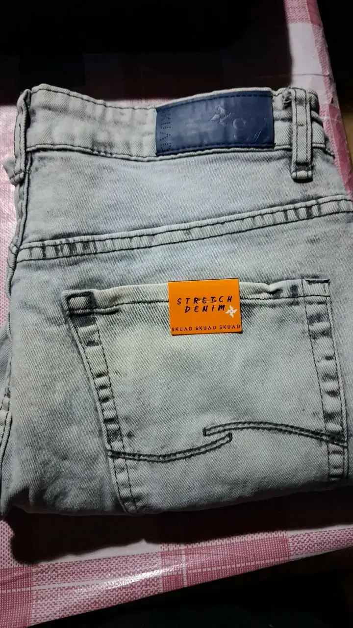 Jeans de mezclilla stretch para hombre - 1
