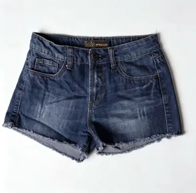 Short Lois Denim Life azul oscuro con encaje t 36 - miniatura 2