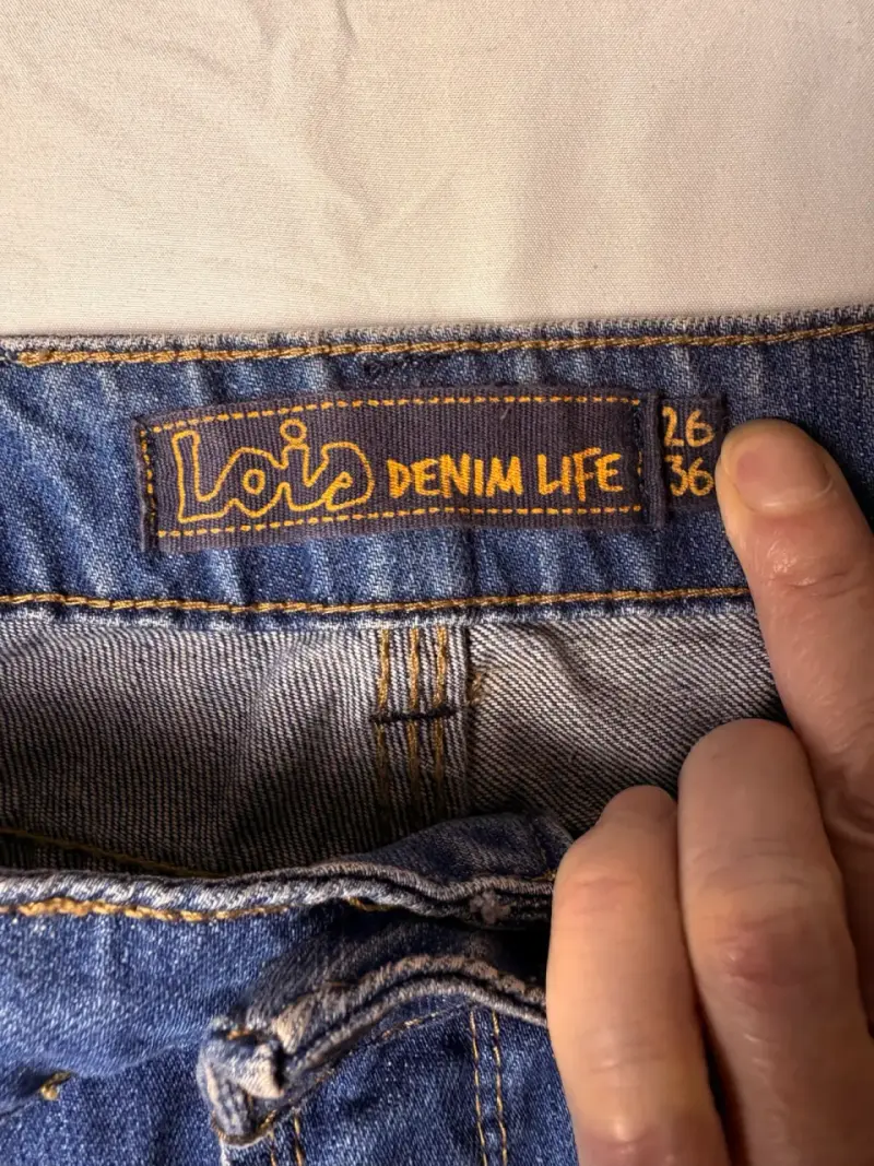Short Lois Denim Life azul oscuro con encaje t 36 - 4