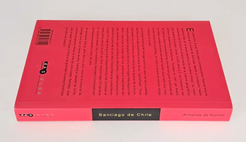 Libro 'Santiago de Chile' de Armando de Ramón - 3