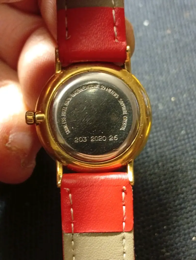 Reloj Certina de pulsera con correa roja - 5