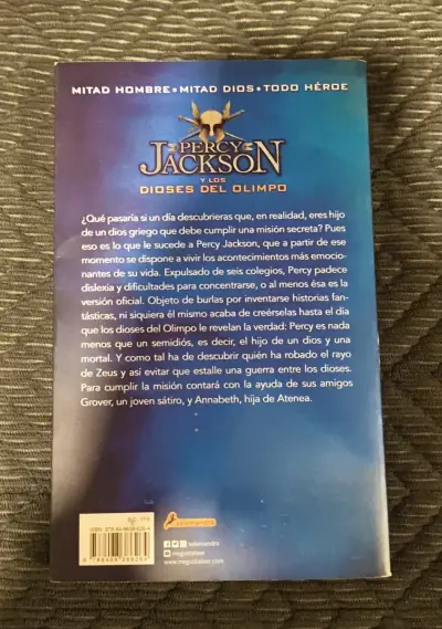 Libro Percy Jackson, El Ladrón del Rayo - miniatura 2