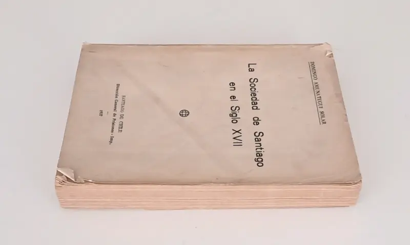 Libro La Sociedad de Santiago en el Siglo XVII - 3