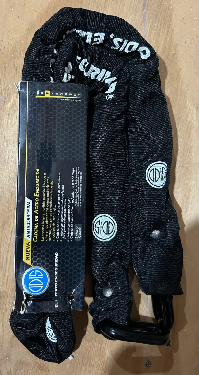 Cadena de Seguridad Anticorrosiva para Moto - 1