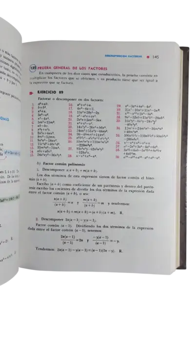 Libro Álgebra de Baldor Edición Cultural - miniatura 2