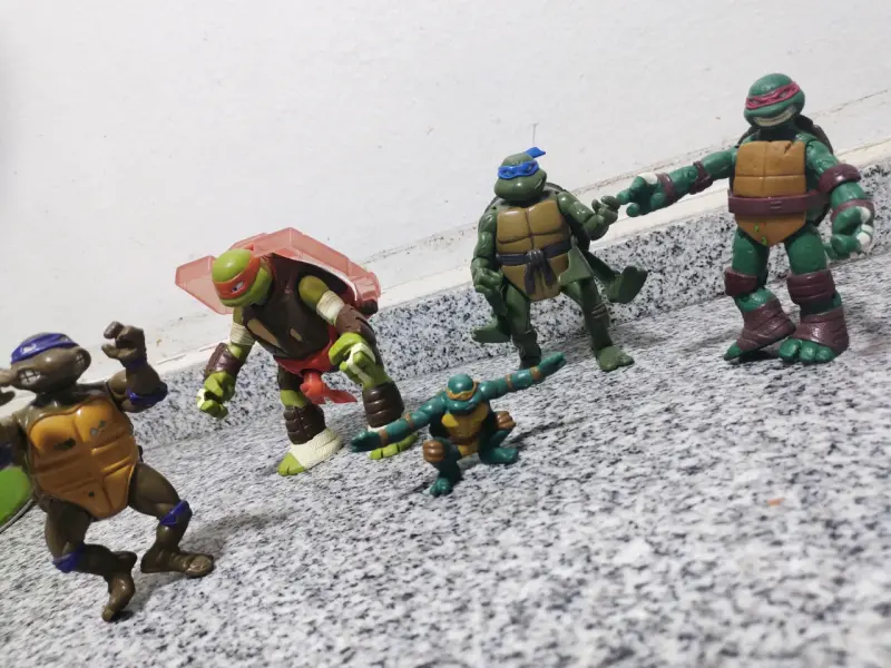 Figuras de acción Tortugas Ninja colección completa - 1