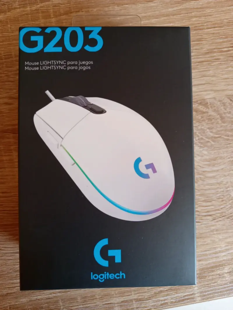 Mouse Gamer Logitech G203 Lightsync Blanco