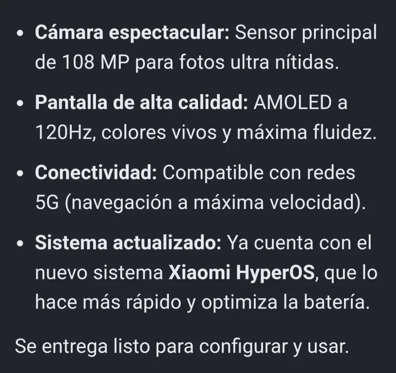 Smartphone Xiaomi Redmi con funda protectora - 5