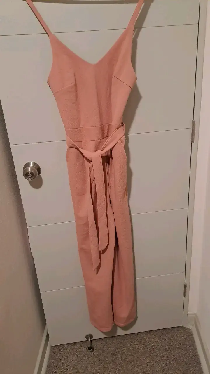 Enterito de mujer color salmón con tirantes - 1