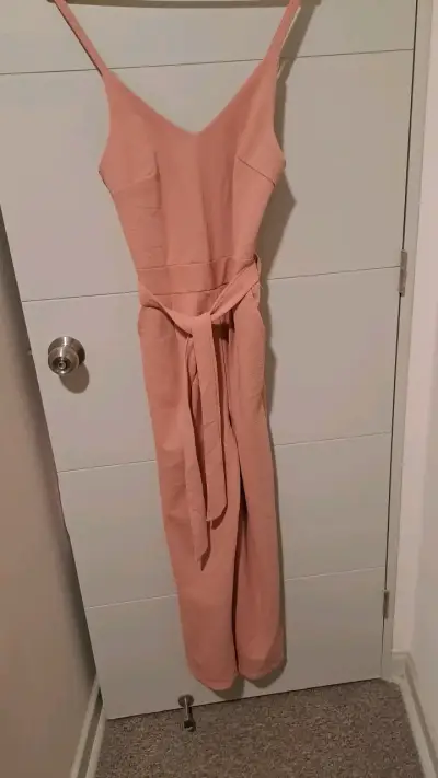 Enterito de mujer color salmón con tirantes - miniatura 1