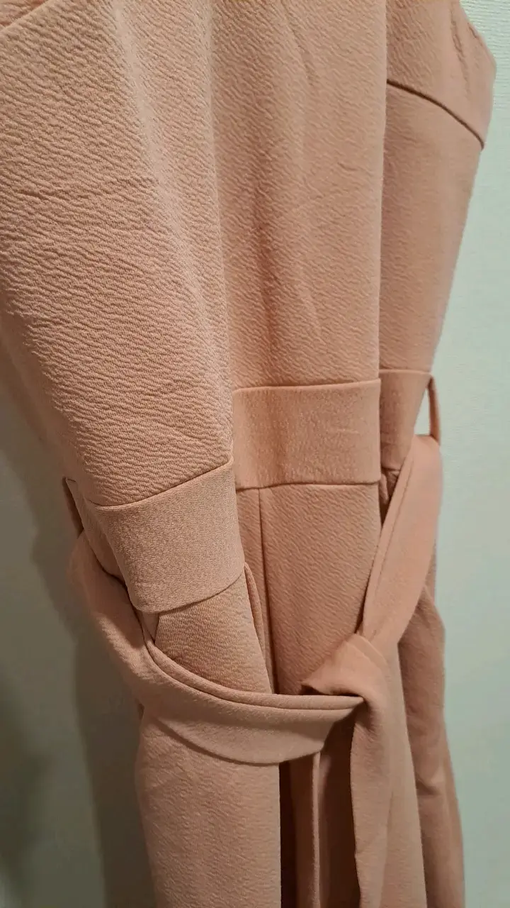 Enterito de mujer color salmón con tirantes - 4