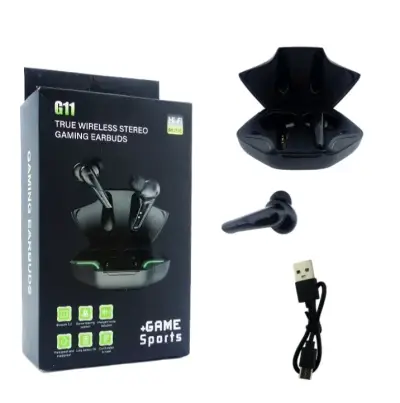 Audífonos Inalámbricos G11 Gaming Negros - miniatura 1