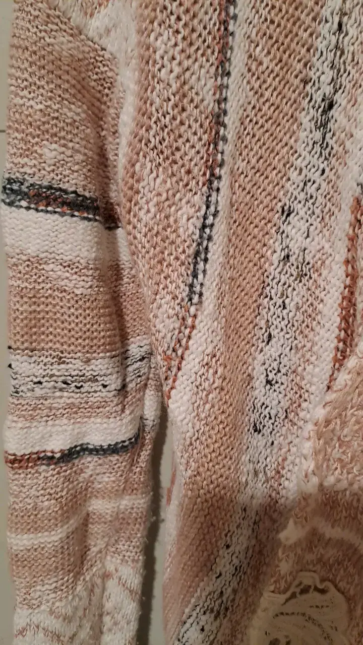 Cardigan de punto beige con encaje Tatienne - 3