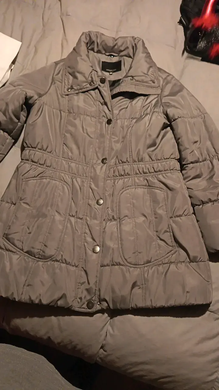 Abrigo acolchado gris Stefano Cocci XL - 1