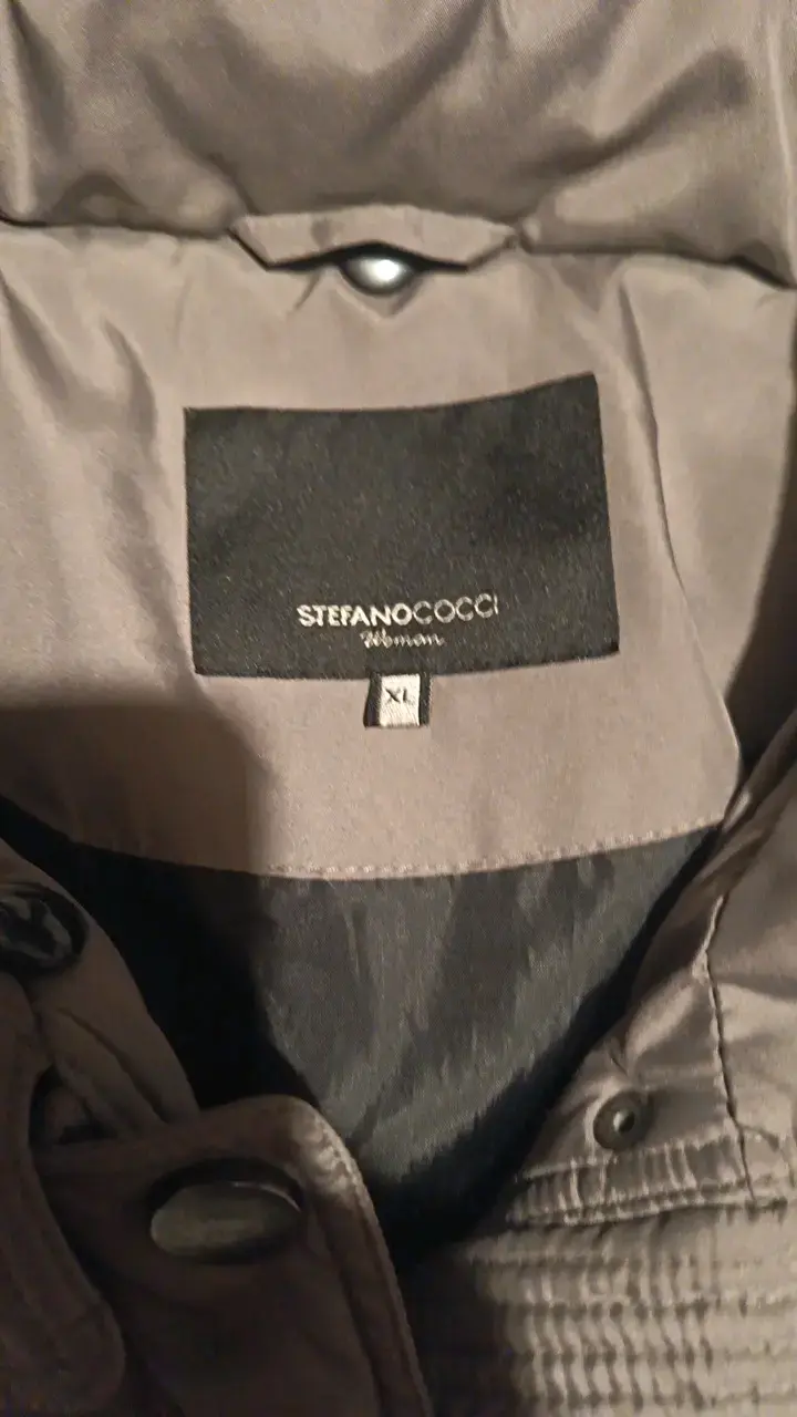 Abrigo acolchado gris Stefano Cocci XL - 2