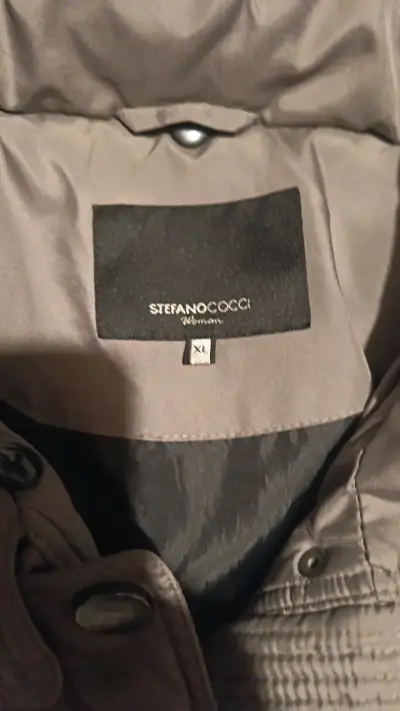 Abrigo acolchado gris Stefano Cocci XL - miniatura 2