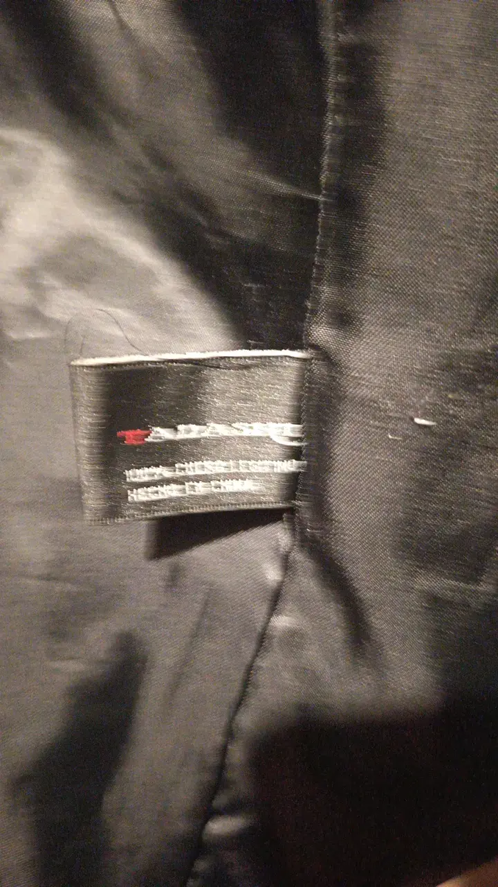 Chaqueta de cuero negra talla M - 2