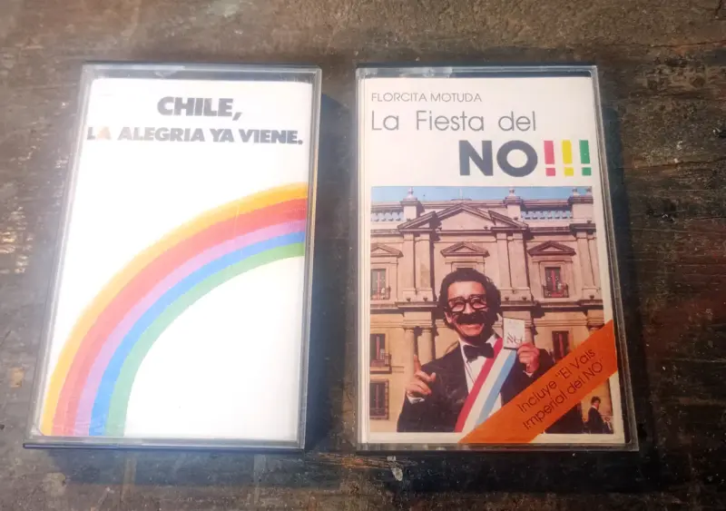 Cassettes Chile La Alegría Ya Viene y La Fiesta del NO - 1