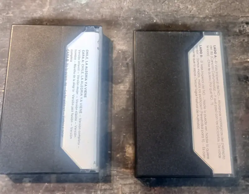 Cassettes Chile La Alegría Ya Viene y La Fiesta del NO - 4