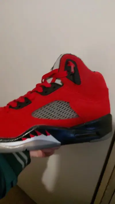 Zapatillas deportivas rojas Nike Air Jordan - miniatura 3