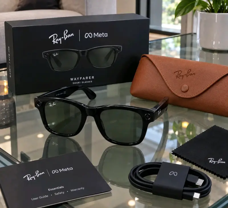 Gafas Inteligentes Ray-Ban Meta Wayfarer Negras