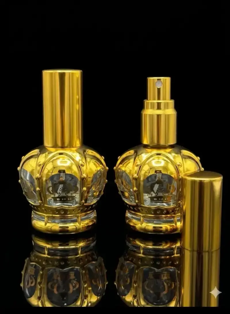 Set frasco árabe dorado perfume decorativos - 3