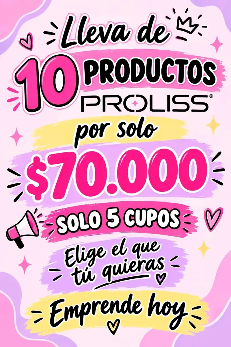 Pack de 10 Productos Capilares Proliss KRTN - 2