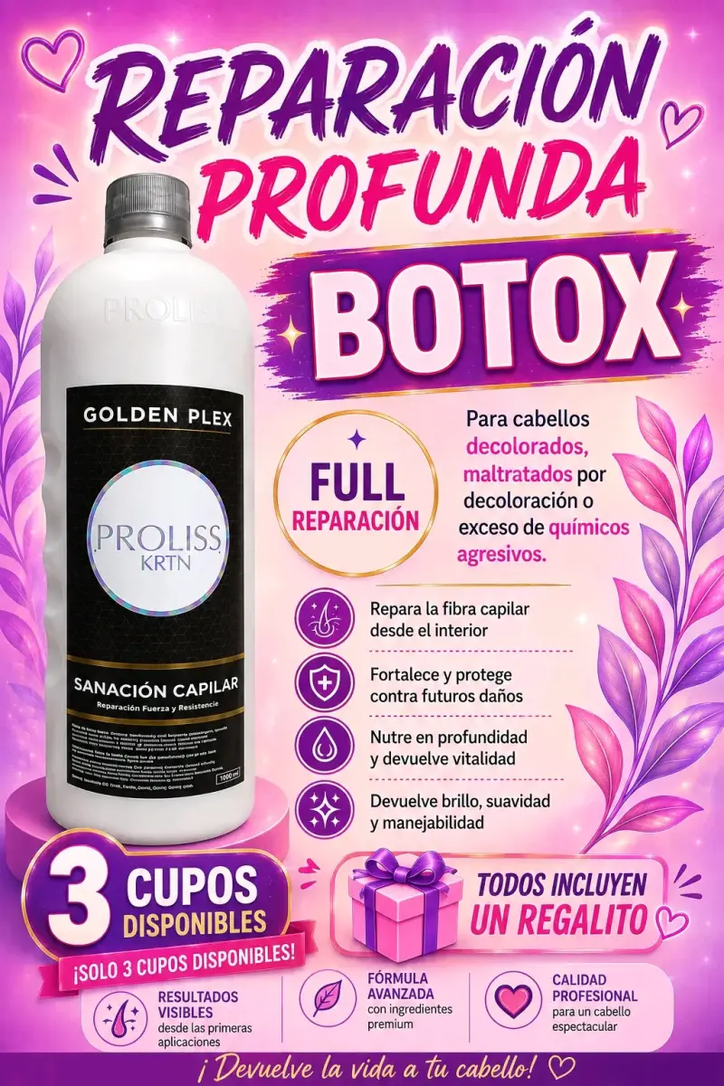 Pack de 10 Productos Capilares Proliss KRTN - 4