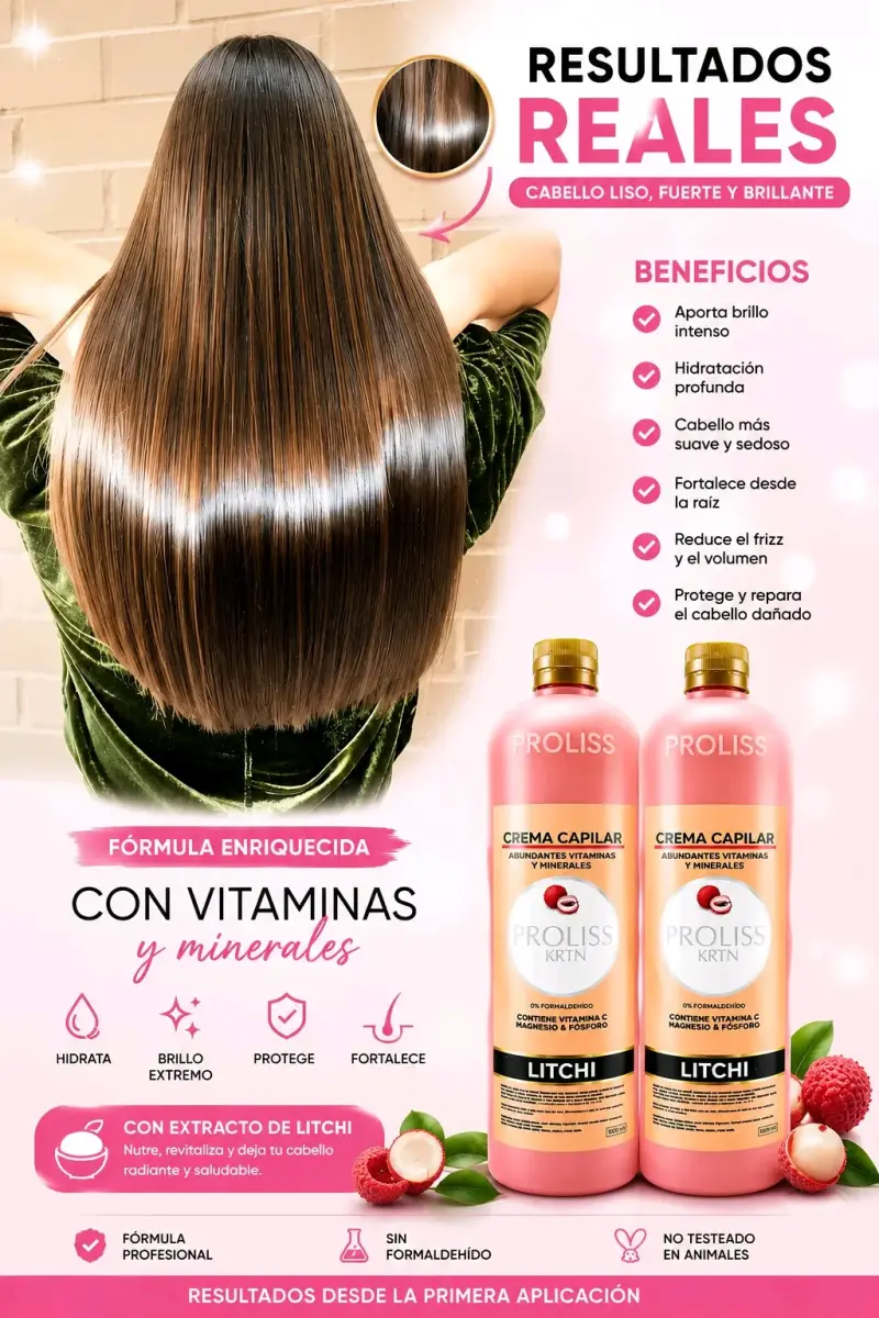 Pack de 10 Productos Capilares Proliss KRTN - 6