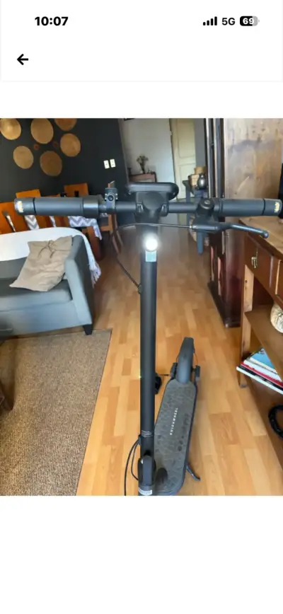 Scooter eléctrico plegable con pantalla LED - miniatura 2