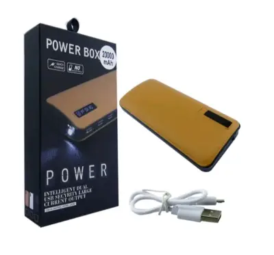 Power Bank 20000mAh con Linterna y Pantalla LCD - miniatura 1