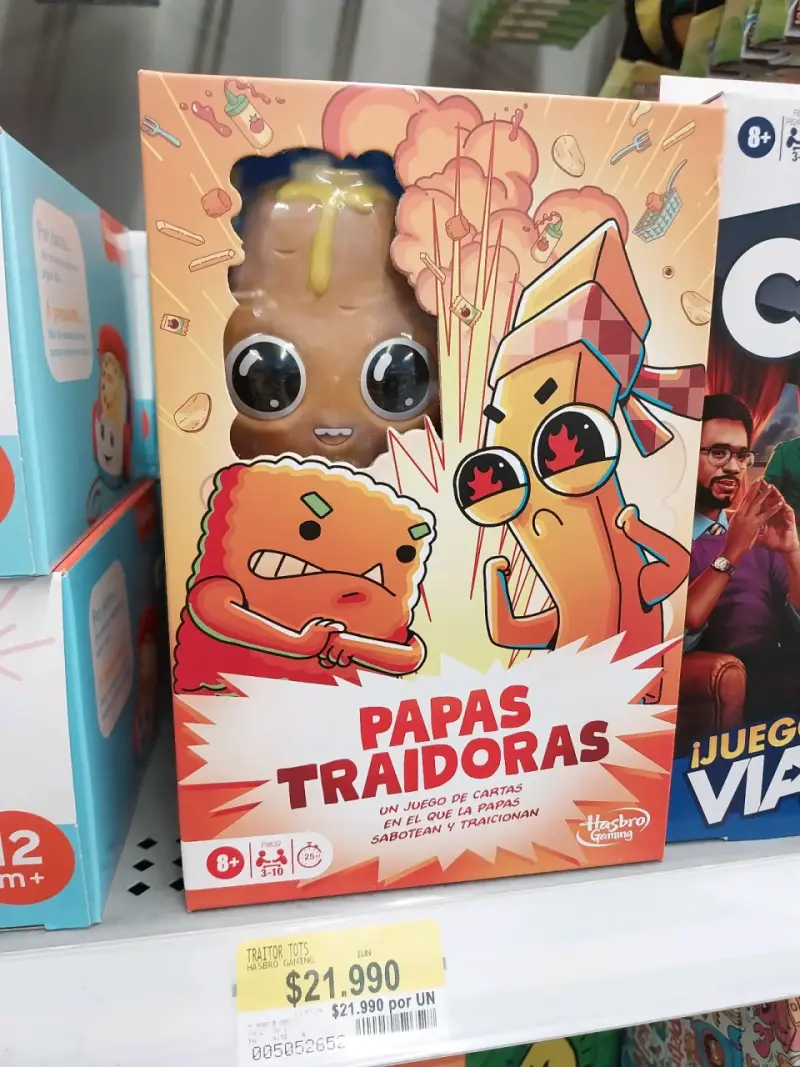 Juego de cartas Papas Traidoras de Hasbro - 4
