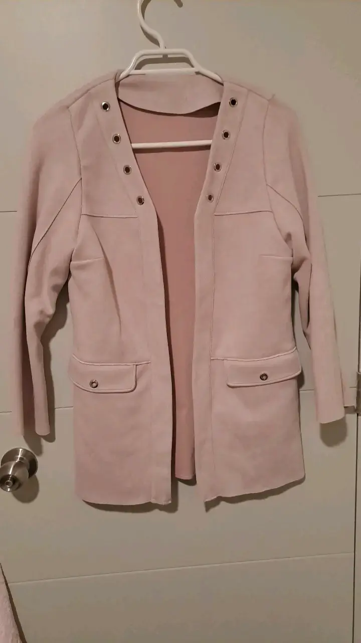 Chaqueta Rosa con detalles metálicos Mia Griffe - 1