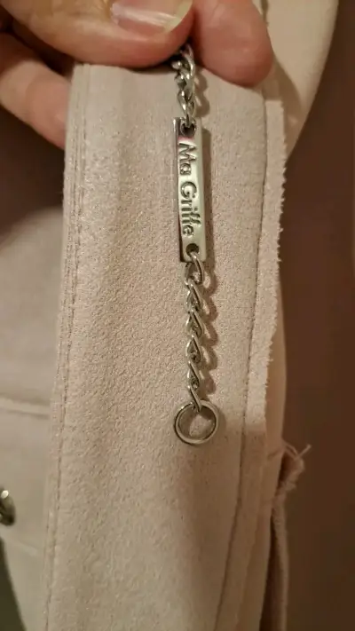 Chaqueta Rosa con detalles metálicos Mia Griffe - miniatura 3